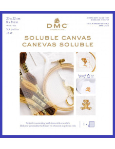 Tela canvas solubile DMC