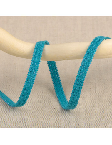 Elastico morbido 5 mm - Blu turchese