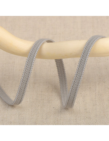 Elastico morbido 5 mm - Grigio chiaro