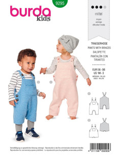 Modello di salopette e pantaloncini - Burda 9295