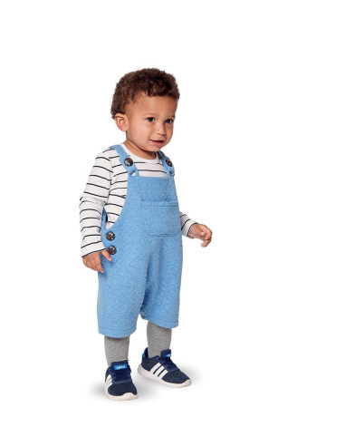 Modello di salopette e pantaloncini - Burda 9295