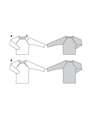 Modello di maglione - Burda 6151