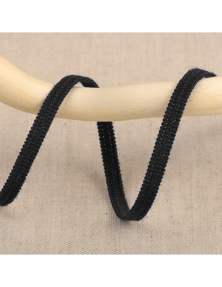 Elastico morbido 5 mm - Nero