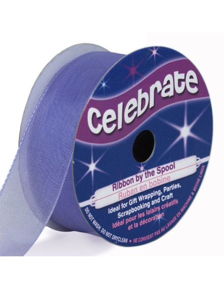 Nastro organza Celebrate lilla - 20 mm x 5 m