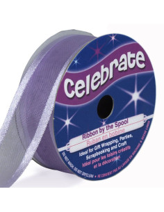 Nastro organza Celebrate lilla - 20 mm x 4 m