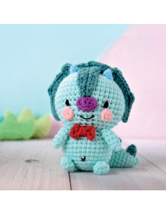 Kit uncinetto minigurumi - Taro il dinosauro 2