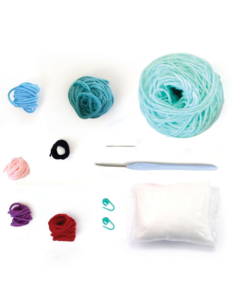 Kit uncinetto minigurumi - Taro il dinosauro
