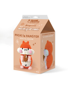 Kit per uncinetto minigurumi - Pochi il criceto