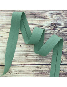 Nastro in cotone biologico - Verde oliva