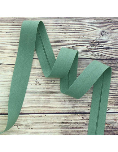 Nastro in cotone biologico - Verde oliva