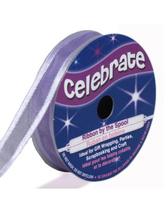 Nastro organza Celebrate lilla - 12 mm x 5 m