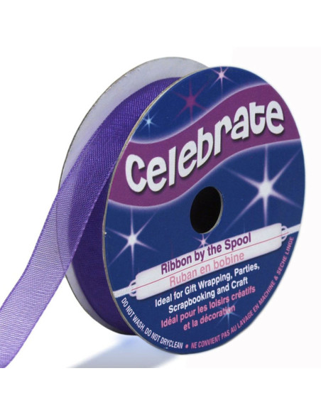 Nastro organza Celebrate viola - 9 mm x 8 m