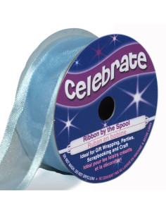 Nastro organza Celebrate azzurro cielo - 20 mm x 4 m