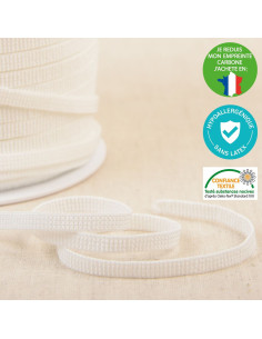 Elastico ipoallergenico senza lattice - Bianco
