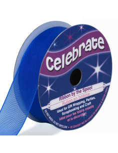 Nastro organza Celebrate blu royal - 20 mm x 5 m