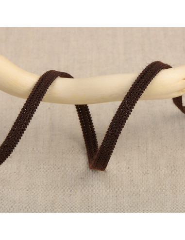 Elastico morbido 5 mm - Marrone