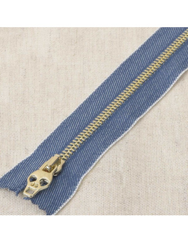 Chiusura jeans teschio