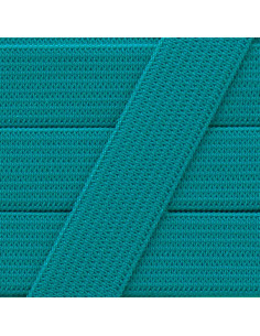 Elastico morbido 15 mm - Blu petrolio