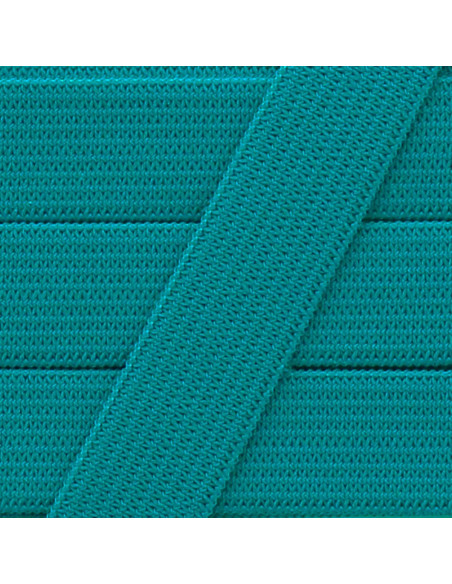 Elastico morbido 15 mm - Blu petrolio