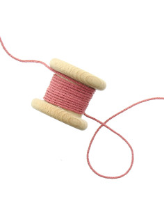 Cordoncino elastico 2,5 mm - Legno di rosa