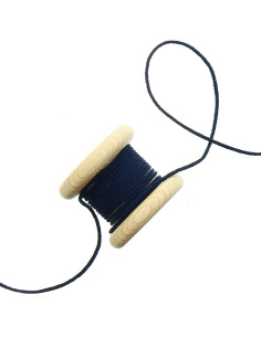 Cordoncino elastico 2,5 mm - Blu marino