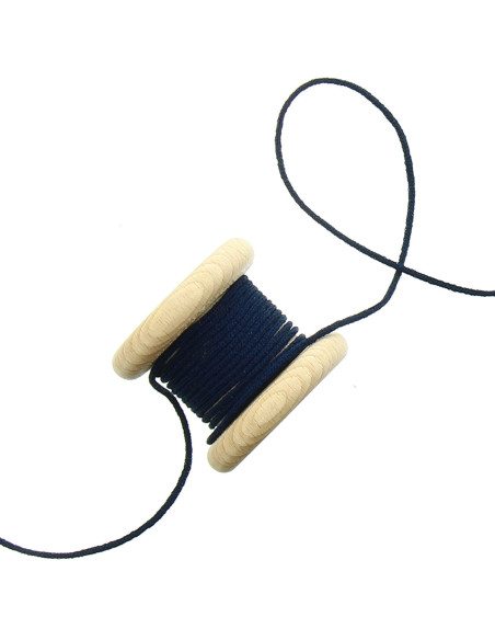 Cordoncino elastico 2,5 mm - Blu marino