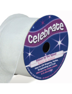 Nastro organza Celebrate bianco - 32 mm x 5 m