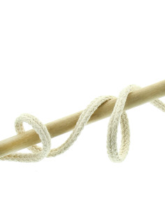 Cordone doppio profilo grezzo - Crema