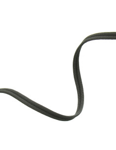 Cordone doppio profilo rivestito opaco - Grigio antracite