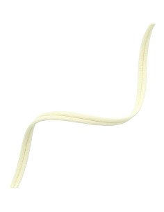 Cordone doppio profilo rivestito opaco - Ecru