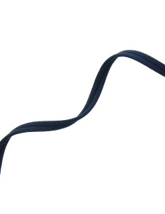 Cordone doppio profilo rivestito opaco - Blu marino