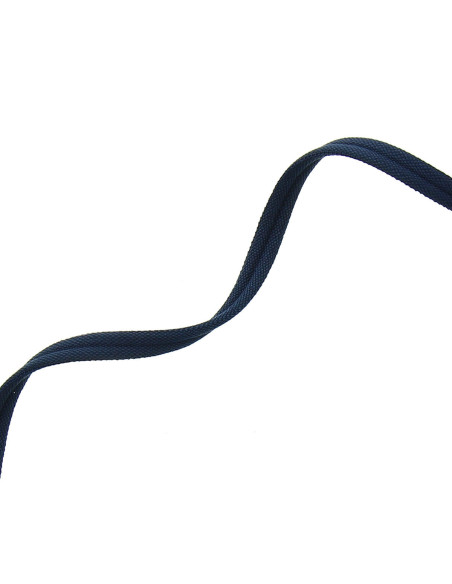 Cordone doppio profilo rivestito opaco - Blu marino