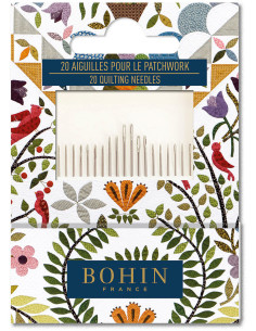 Confezione di 20 aghi per patchwork Bohin