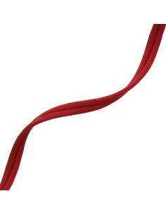 Cordone doppio profilo rivestito opaco - Rosso