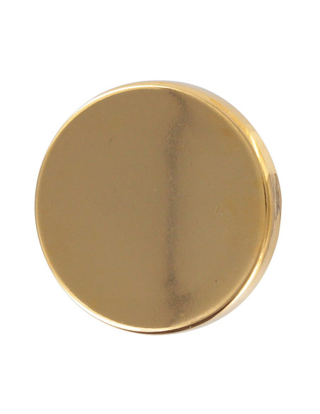 Bottone piatto con gambo - Oro