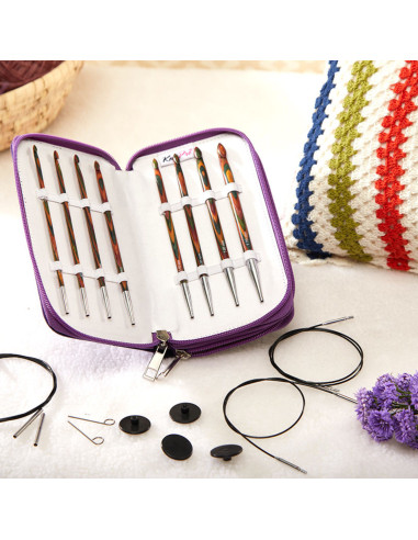 Set di uncinetti tunisini Symfonie KnitPro