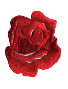 Toppa termoadesiva grande rosa - Rosso