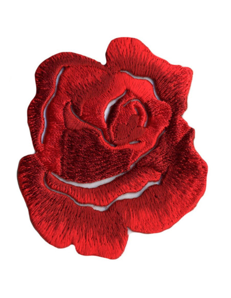 Toppa termoadesiva grande rosa - Rosso
