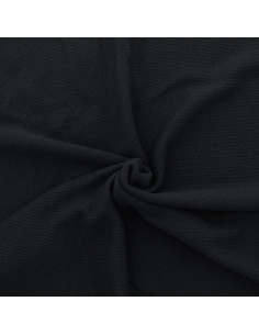 Tessuto a maglia jersey dritto - Nero