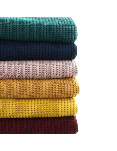 Tessuto a maglia lavorata a maglia jersey a rilievo - Grigio acciaio 2