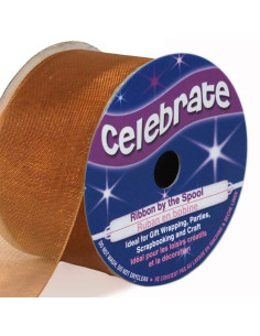 Nastro organza Celebrate rame - 32 mm x 5 m