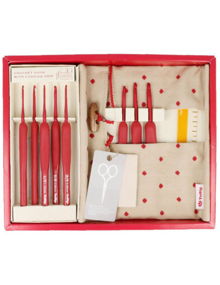 Set di uncinetti Tulip Etimo Red