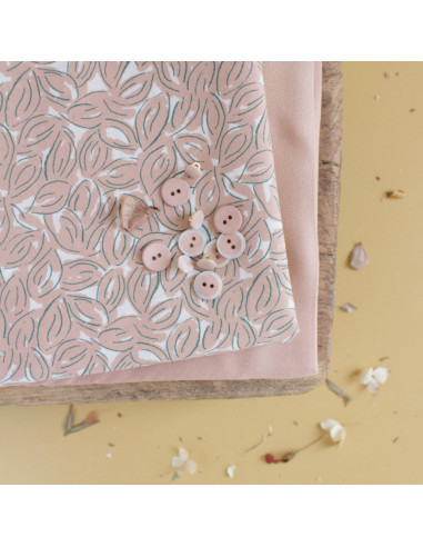 Tessuto garza di cotone Petal Maple - Atelier Brunette