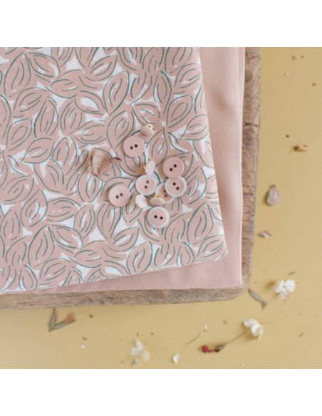 Tessuto garza di cotone Petal Maple - Atelier Brunette