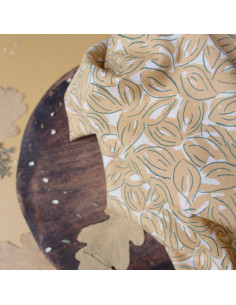 Tessuto garza di cotone Petal Mustard - Atelier Brunette
