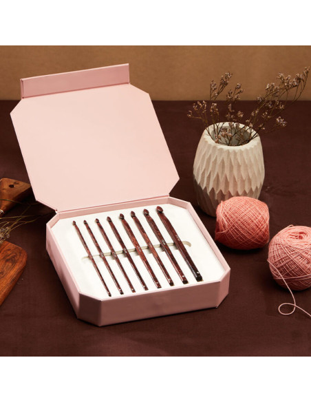 Cofanetto di prestigio uncinetti KnitPro Symfonie Rose