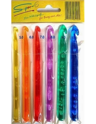 Set di 6 ganci MAXI