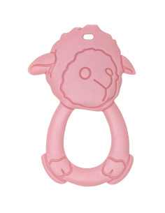 Anello da dentizione per neonati - Pecora rosa