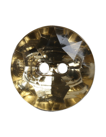 Set di 8 bottoni a 2 fori Cocktail 18 mm - Oro