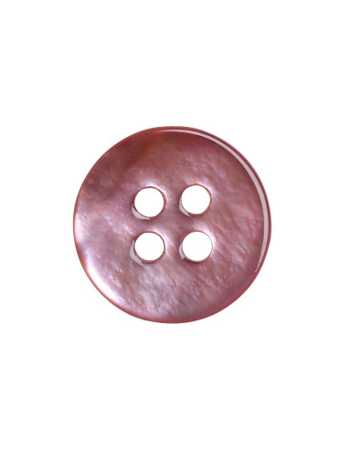 Set di 8 bottoni a 4 fori in madreperla 12 mm - Rosa